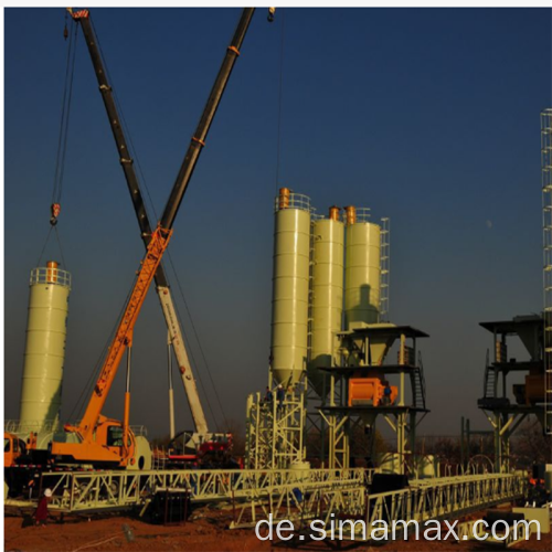 Export nach Afrika HZS90 Stationärer Beton -Charge -Anlagen